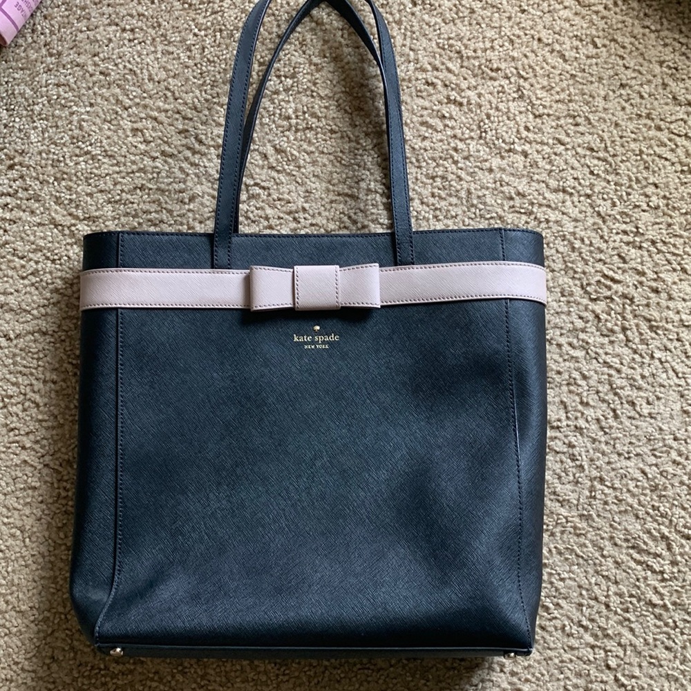 Kate Spade black bag and wallet